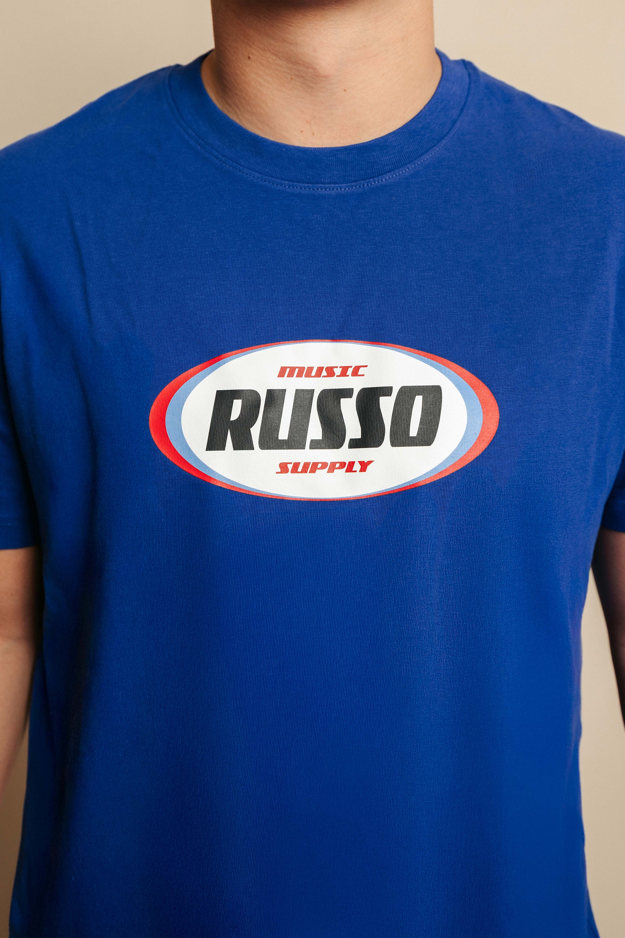 Russo Music Supply Navy Blue Tee