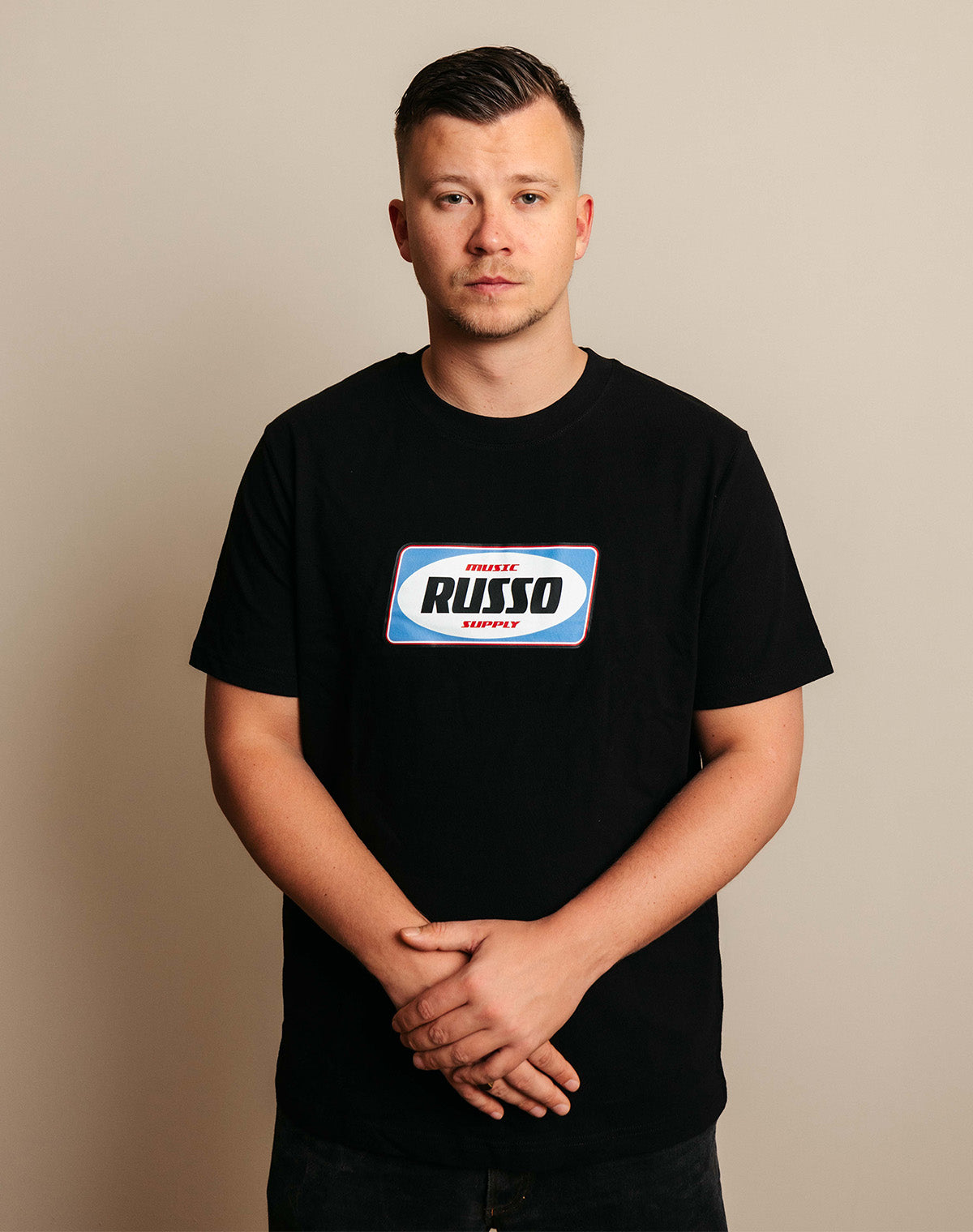 Russo Music Supply Black Tee