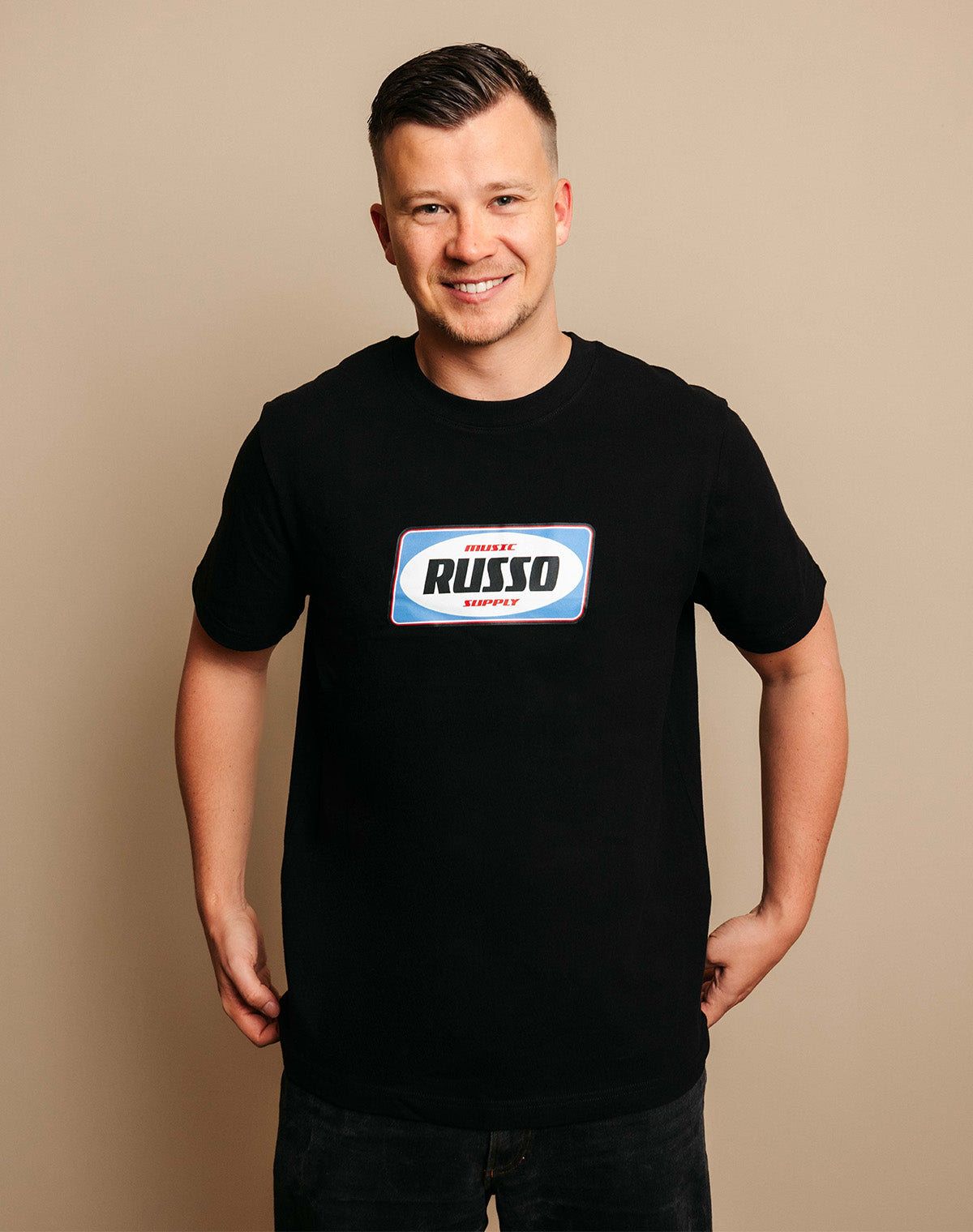 Russo Music Supply Black Tee