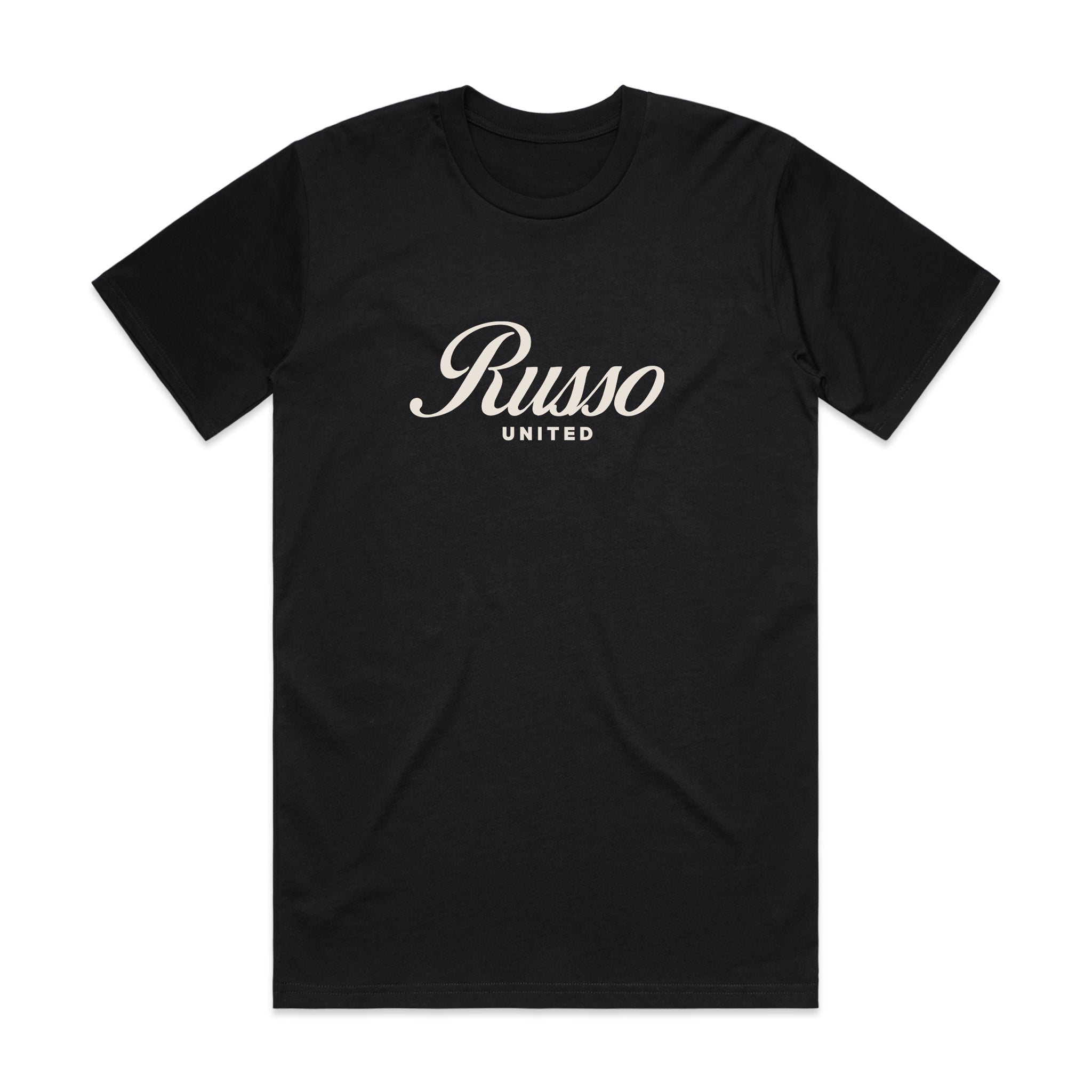 Russo United Black Tee